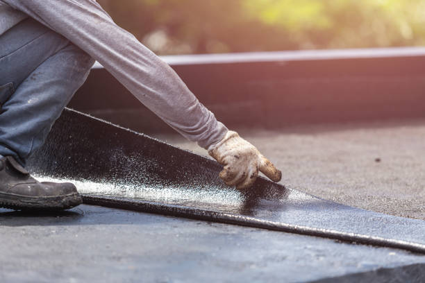 Professional Basement Waterproofing technician working in Lakeside, MI